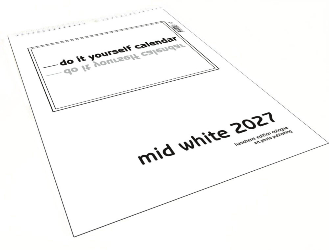 MID WHITE BLANKOKALENDER DIY BASTEL SELBSTGESTALTEN